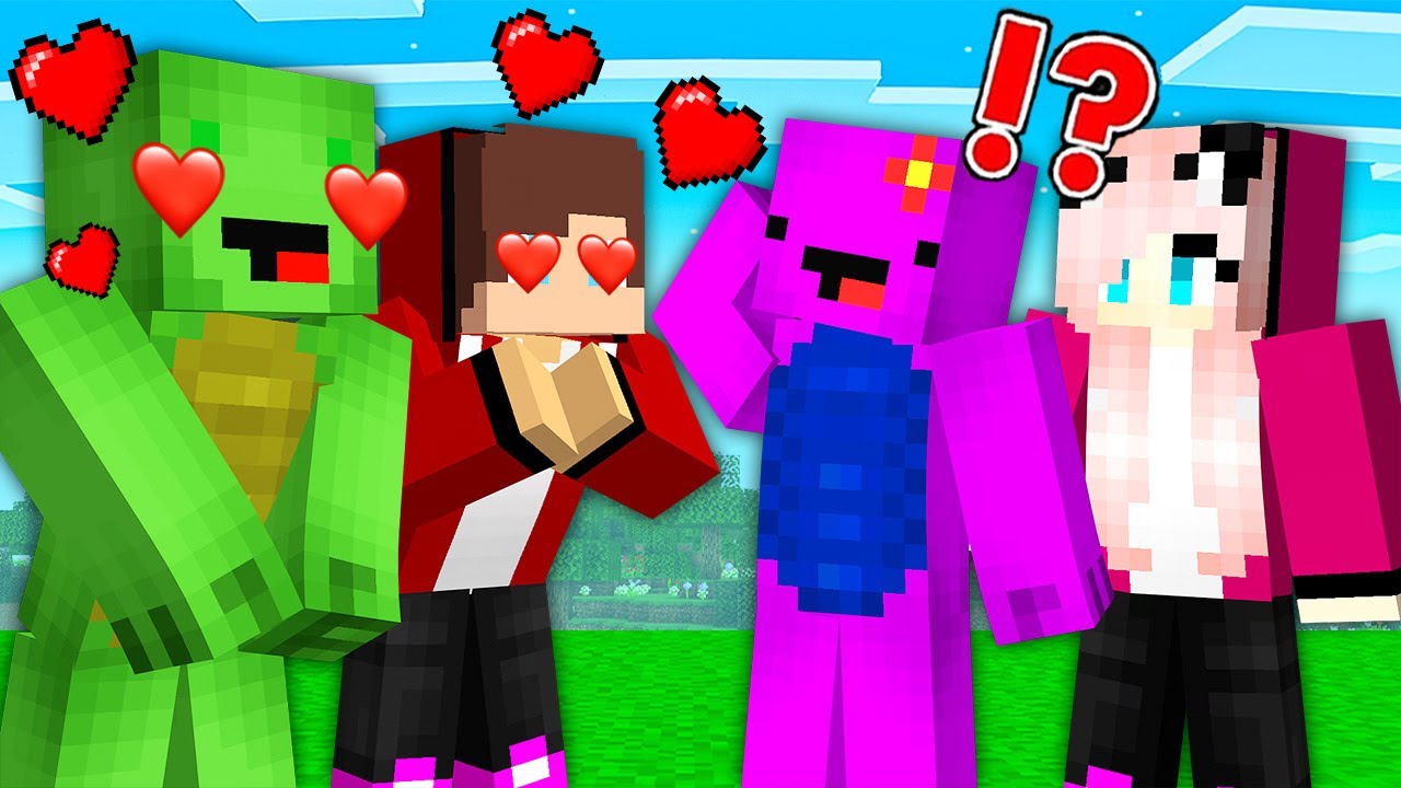 Mikey And Jj Fell In Love With Their Sisters In Minecraft Maizen