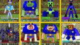 Minecraft All Mutant Mobs Became Police Battle ! What Mob is the best? MONSTER SCHOOL my craft