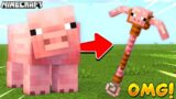 Minecraft But MOBS are WEAPON!