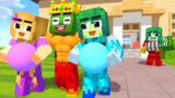Monster School : Baby Zombie x Bad Stepmother Squid Game Doll  – Minecraft Animation