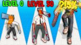 Monster School: Chainsaw Man Denji Giant Rush – Chainsaw Man Run GamePlay 3D – Minecraft Animation
