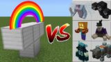 The RAINBOW GOLEM vs Minecraft Mobs
