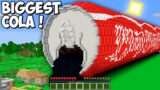 This is THE BIGGEST COLA CAN in Minecraft! I found THE HIGHEST GIANT COLA BOTTLE!