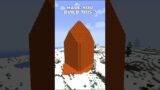 Tower at Different Times (World's Smallest Violin) #Shorts #Minecraft