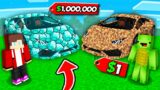 Which CAR is BETTER Mikey or JJ? – in Minecraft Challange Maizen