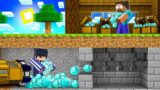 5 Ways To Steal Diamonds From Herobrine in Minecraft!