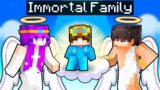 Adopted by an IMMORTAL FAMILY In Minecraft!