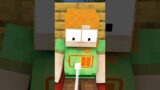 Alex's battery is dead – minecraft animation #shorts