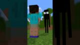 How to beat Enderman when there is no water ? – minecraft animation #shorts
