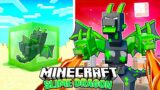 I Survived 100 Days as a SLIME DRAGON in HARDCORE Minecraft!