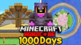I Survived 1,000 Days in Hardcore Minecraft! (FULL MOVIE)