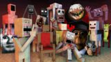 Minecraft Animation : ALL EPISODE HORROR 2022 – Monster School
