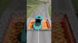 Minecraft Lava Pit Car Crash | BeamNG.Drive