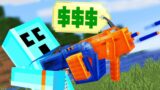 Minecraft but I Can Buy NERF Blasters