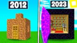 Minecraft in 2012 vs 2023 cu Rafa!