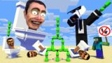 Monster School : SKIBIDI TOILET AND CAMERAMAN BOTTLE FLIP CHALLENGE – Minecraft Animation