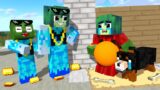 Monster School :  Zombie x Herobrine Become a Baby Good  – Minecraft Animation