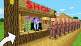 My Sister Opened a Secret DIAMOND Store in Minecraft…