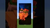 Super Mario Bros x Bowser Peaches in Minecraft #shorts