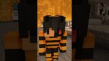 Working as a BEE in Minecraft! #shorts