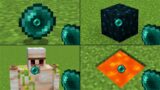 what's inside blocks and mobs ?
