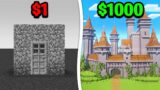$1 vs $1,000 Minecraft