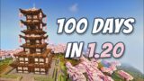 100 Days in 1.20 Minecraft Hardcore: My BEST Start Ever