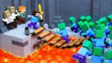 1000 Days Adventure in LEGO Minecraft –  Best of Lego Stop Motion Animation Compilation – Brickmine