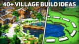 40+ Build Ideas for your Minecraft Village