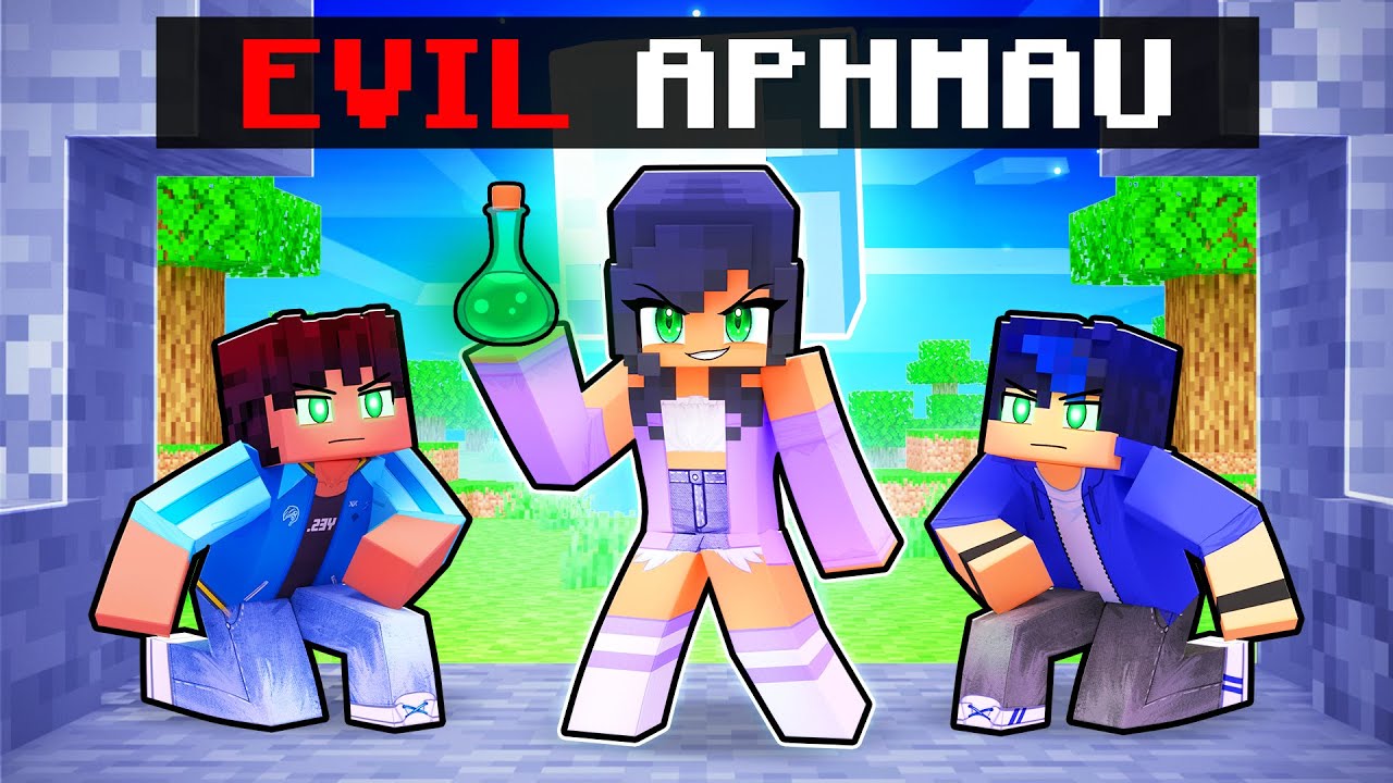 Becoming EVIL APHMAU in Minecraft! - Minecraft videos