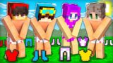 Cash Nico Zoey and Shady Took Off Their Clothes Prank in Minecraft