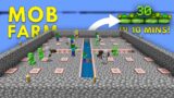 EASIEST MOB & XP FARM For 1.20.1+ Minecraft Bedrock ( NO SPAWNER )