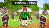 I Became a CHAINSAW MAN in Minecraft PE (Tagalog)