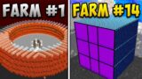 I Built Every MEGA Farm in Hardcore Minecraft