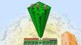 I found this TALLEST ENDLESS Cactus in My Minecraft World !!! Secret Huge Biggest Cactus !!!