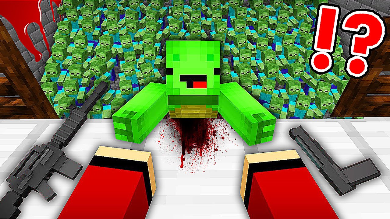 Jj And Mikey In Zombie Apocalypse In Minecraft Maizen Minecraft Videos 7780