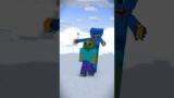 MINECRAFT 1000 ping HUGGY WUGGY saves POPPY playtime  #shorts
