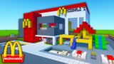 Minecraft Tutorial: How To Make A Modern McDonalds PlayPlace "Mega Mcdonalds"