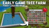 Minecraft Wood Farming – 7000+ Wood Logs Per Hour – Easy Tree Farm 1.20