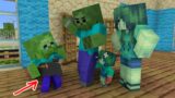 Monster School : Baby Zombie and her sister  – Minecraft Animation