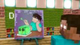 Monster School – DRAWING CHALLENGE 1 SEASON – Minecraft Animation