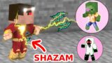 Monster School : Noob Super Hero SHAZAM Fighting The Baby Baby Zombie Evil – Minecraft Animation