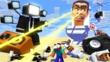 Monster School : SKIBIDI TOILET VS TV MAN BOSS AND CAMERAMAN CHALLENGE – Minecraft Animation