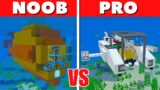 NOOB vs PRO: SUBMARINE BUILD CHALLENGE | Minecraft PE