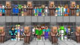 Players Try to Escape from Villager Prison in Minecraft