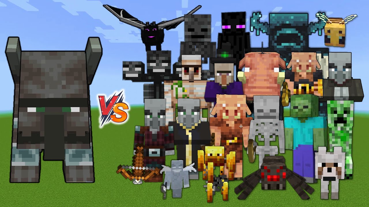 Ravager vs Every mob in Minecraft (Java Edition) - Minecraft 1.19 ...