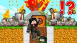 SKIBIDI TOILET vs  SECRET BUNKER | Minecraft! (Tagalog)