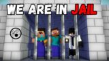 WE ARE IN JAIL !! MINECRAFT PRISON ESCAPE !!