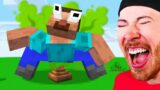 YOU LAUGH = DELETE MINECRAFT Challenge! (Funny Animations Try not to laugh)