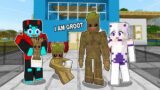we Adopted GROOT in Minecraft!